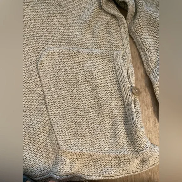 Inhabit Gray Knit Sweatshirt with hood & pockets - Size XXL - Picture 4 of 5